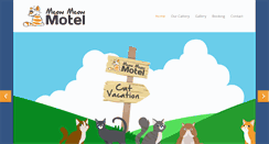 Desktop Screenshot of meowmeowmotel.co.nz